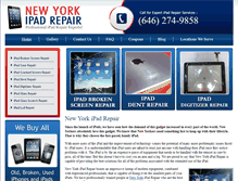 Tablet Screenshot of newyorkipadrepair.com